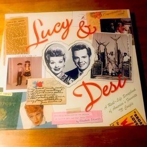 Lucy & Desi: A Real Life Scrapbook of America's Favorite HB w/sleeve VG 339